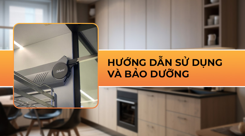 Hướng dẫn sử dụng TAY NÂNG BLUM HF28